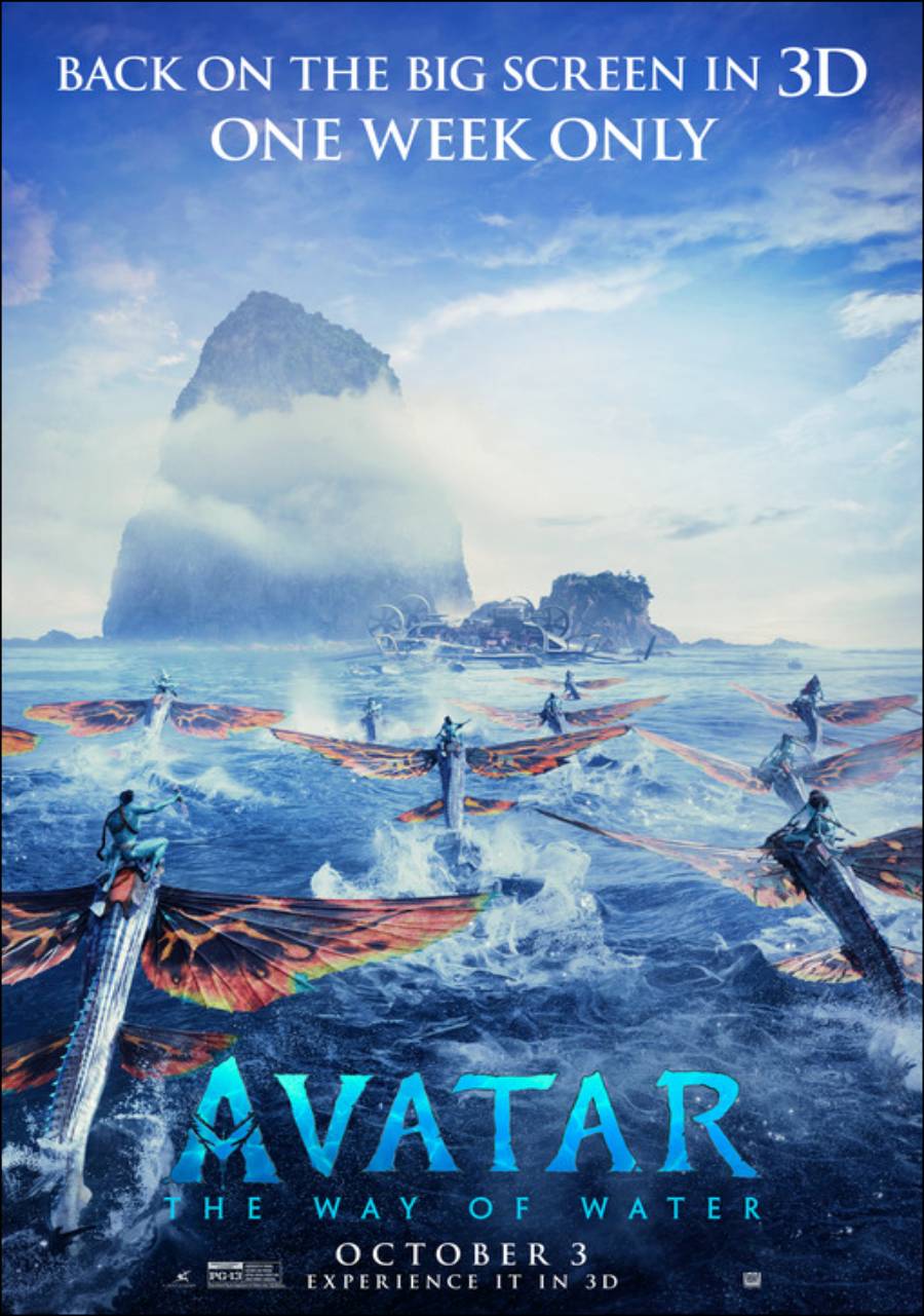 Avatar The Way Of Water 3D Poster Image
