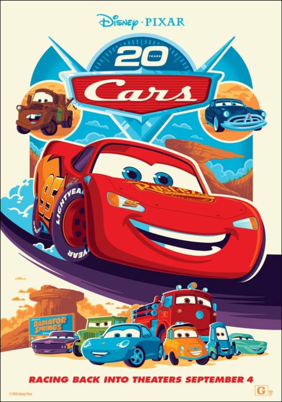 Cars 20th Anniversary Poster Image