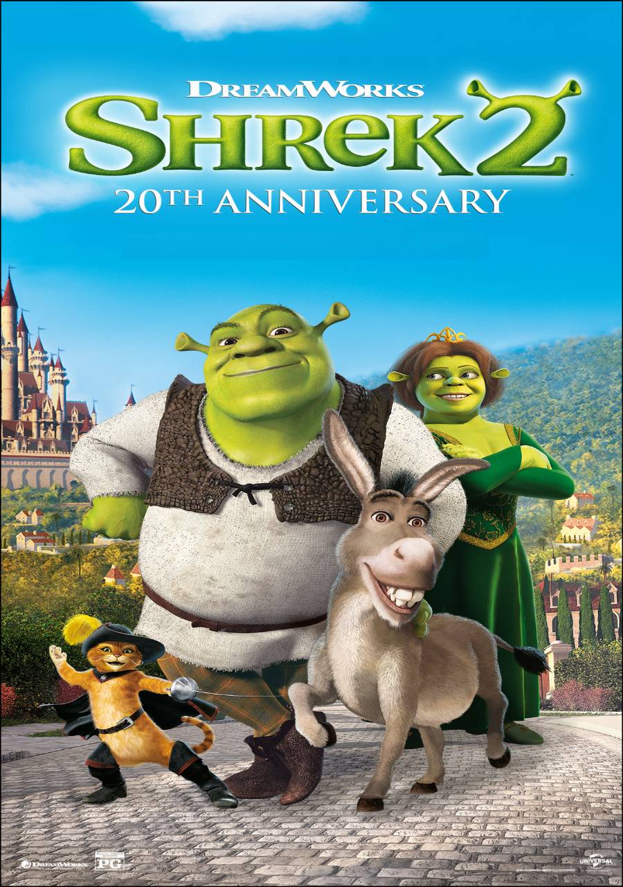 Shrek 2 20th Anniversary Poster Image